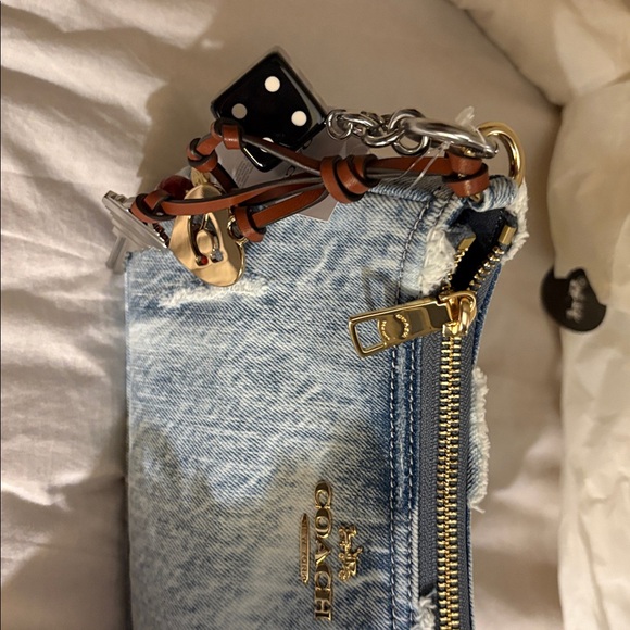 Coach Denim With All Original Charms. authentic - Picture 2 of 9